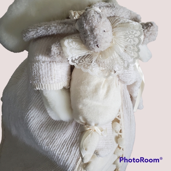 HALLMARK Bunnies By the Bay Vintage 1993 Limited edition #12 Bunny with baby - Picture 4 of 8